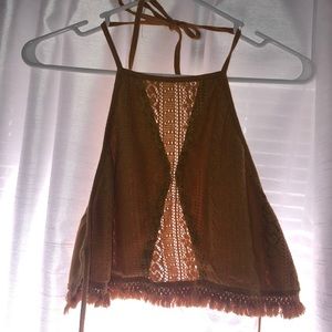 cropped tank top